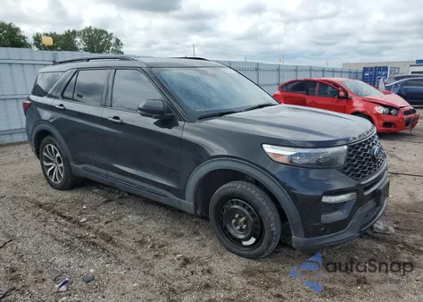 2020 Ford Explorer St из США, поврежденный, VIN 1FM5K8GC2LGB41397